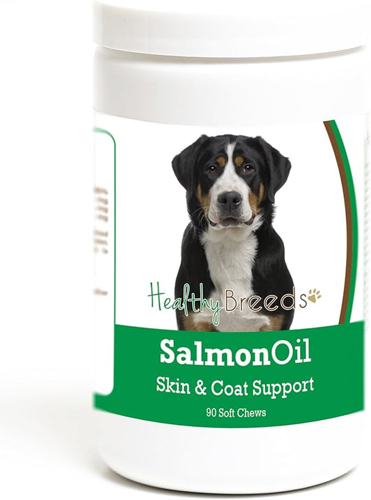 Healthy Breeds Greater Swiss Mountain Dog Salmon Oil Soft Chews 90 Count