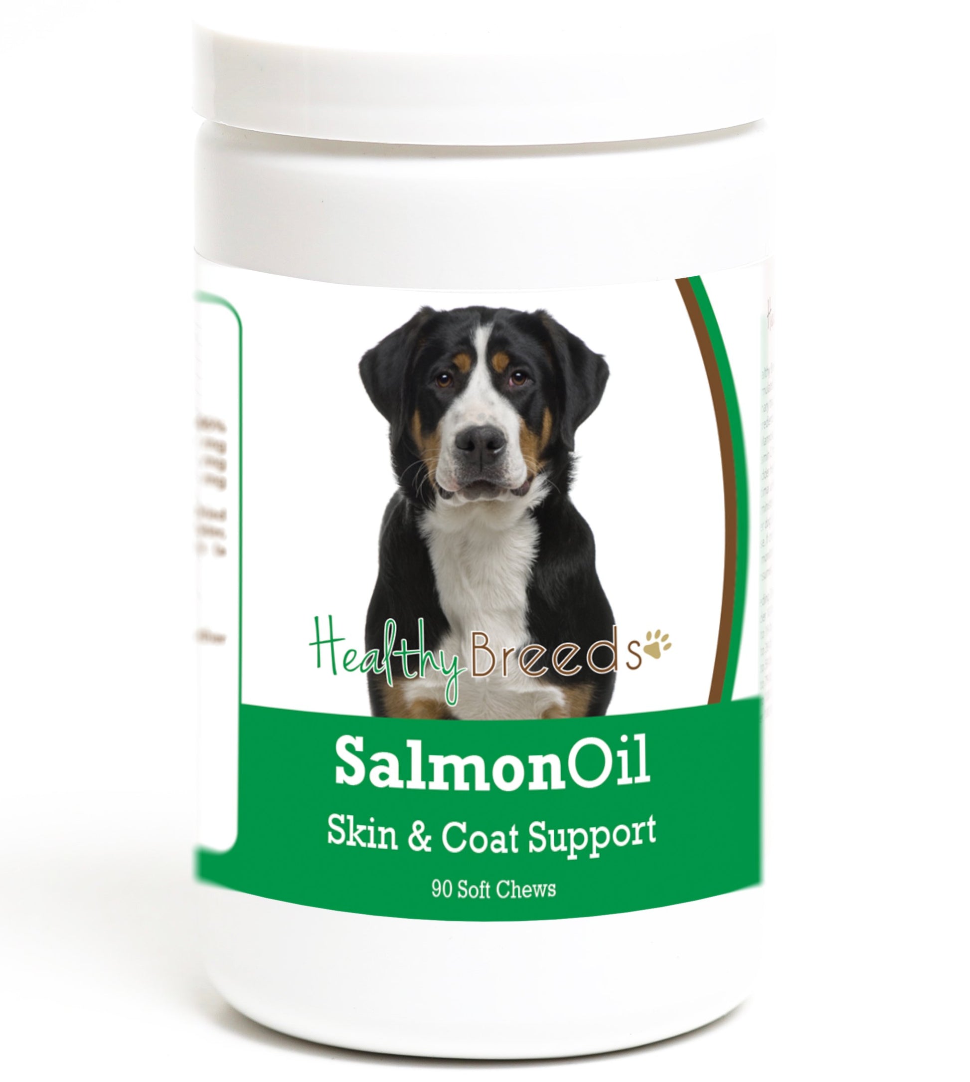Healthy Breeds Greater Swiss Mountain Dog Salmon Oil Soft Chews 90 Count