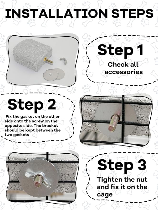 Lava Ledges for Rats 6 Pack Hamster Climbing Ledge Platform Pumice Ledge Shelf Pet Chewing Grinding Toys Small Animals Cage Accessories for Mouse Guinea Pig Gerbil Gray