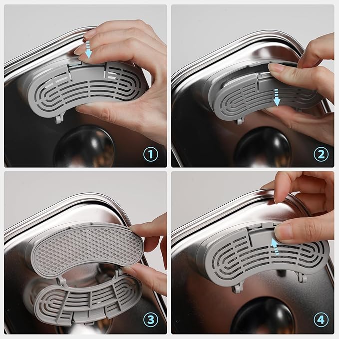 6-Pack Filters Replacement & 6-Pack Sponges, 4~6 Months Set of Replacement Filters for All Petlipo Pet Water Fountain