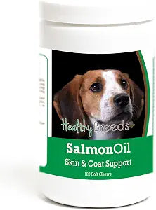 Healthy Breeds American English Coonhound Salmon Oil Soft Chews 120 Count
