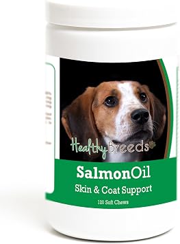 Healthy Breeds American English Coonhound Salmon Oil Soft Chews 120 Count