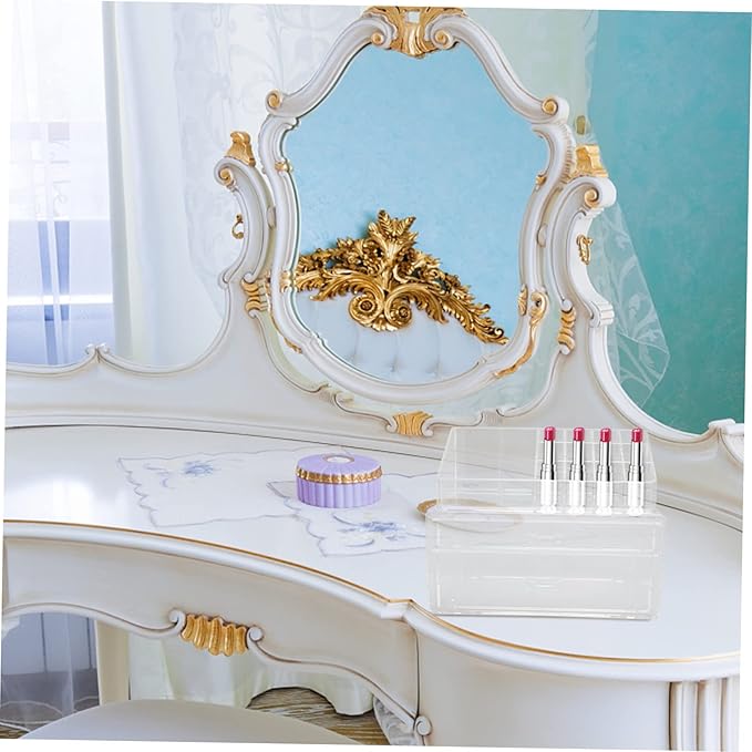 NOLITOY Type Makeup Storage Box Acrylic Lipstick Box Jewelry Organizer Desktop