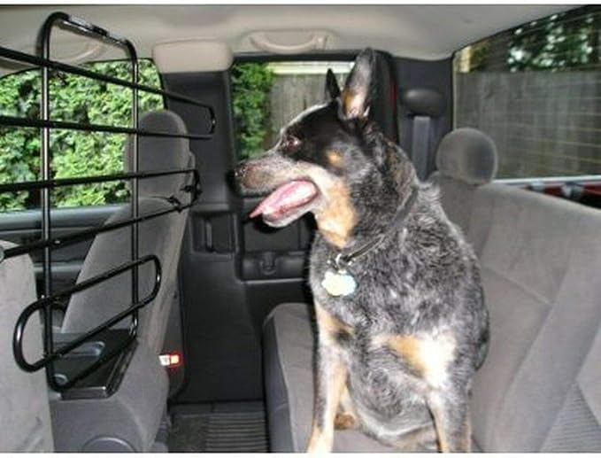 The Original Zookeeper Vehicle Pet Barrier: Adjustable Universal for Cars, Trucks, SUVs - Moves with Your Vehicle Seats. Tilt. Slide. Recline. Easy Install - Strong Metal Tubing Gate Divider