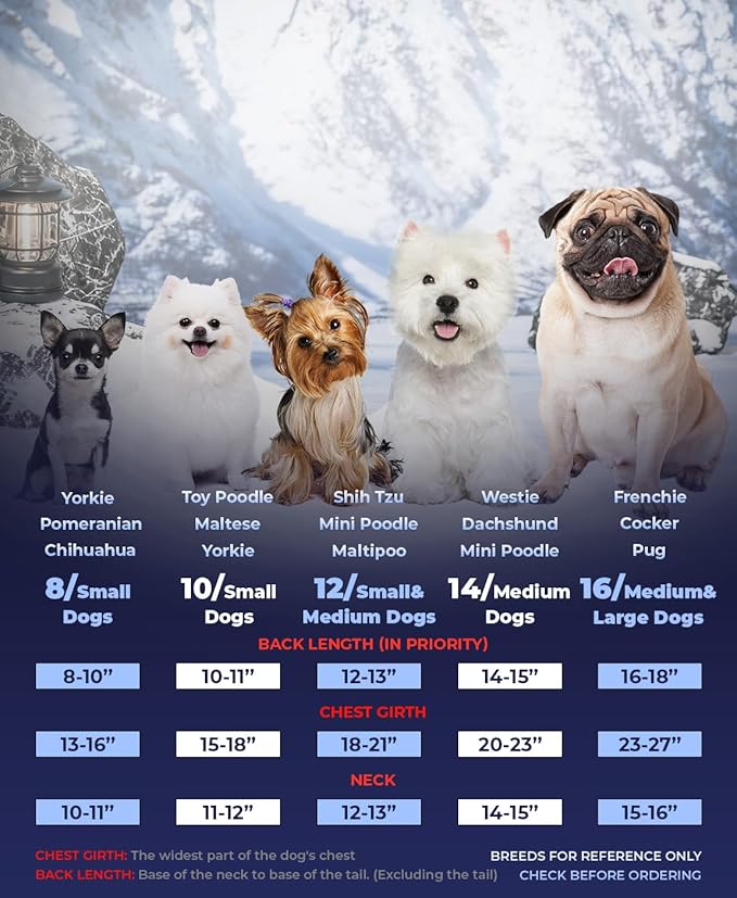 SPACE LION Dog Puffer Jacket, Down Winter Coat, Durable Outdoor Coat for Cold and Windy Conditions, Lightweight & Adjustable Fit Coats for Small Dogs, (Khaki, Size10/S)