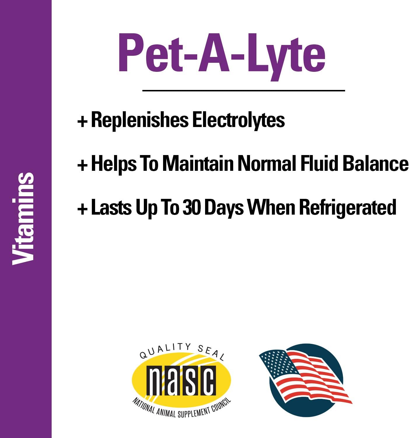 Classics Pet-A-Lyte Oral Electrolyte Solution for Dogs and Cats – Helps Replace Fluids Lost from Pet Dehydration, Diarrhea, Vomiting – Replaces Dog Electrolytes – 32 Oz.