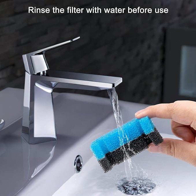 Wonder Creature Cat Water Fountain with 8 Upgraded Sponge Foam Filters