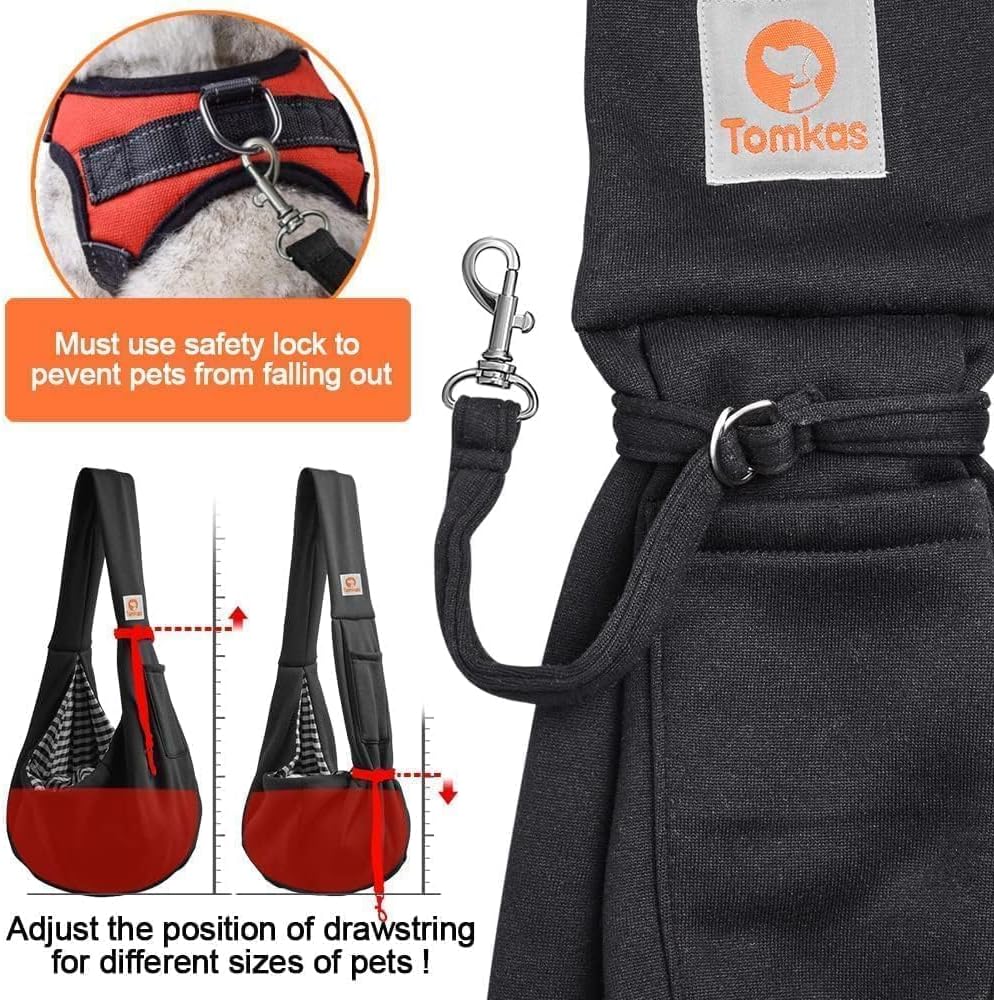Dog Sling Carrier – Hands-Free Travel + Safe & Stylish
