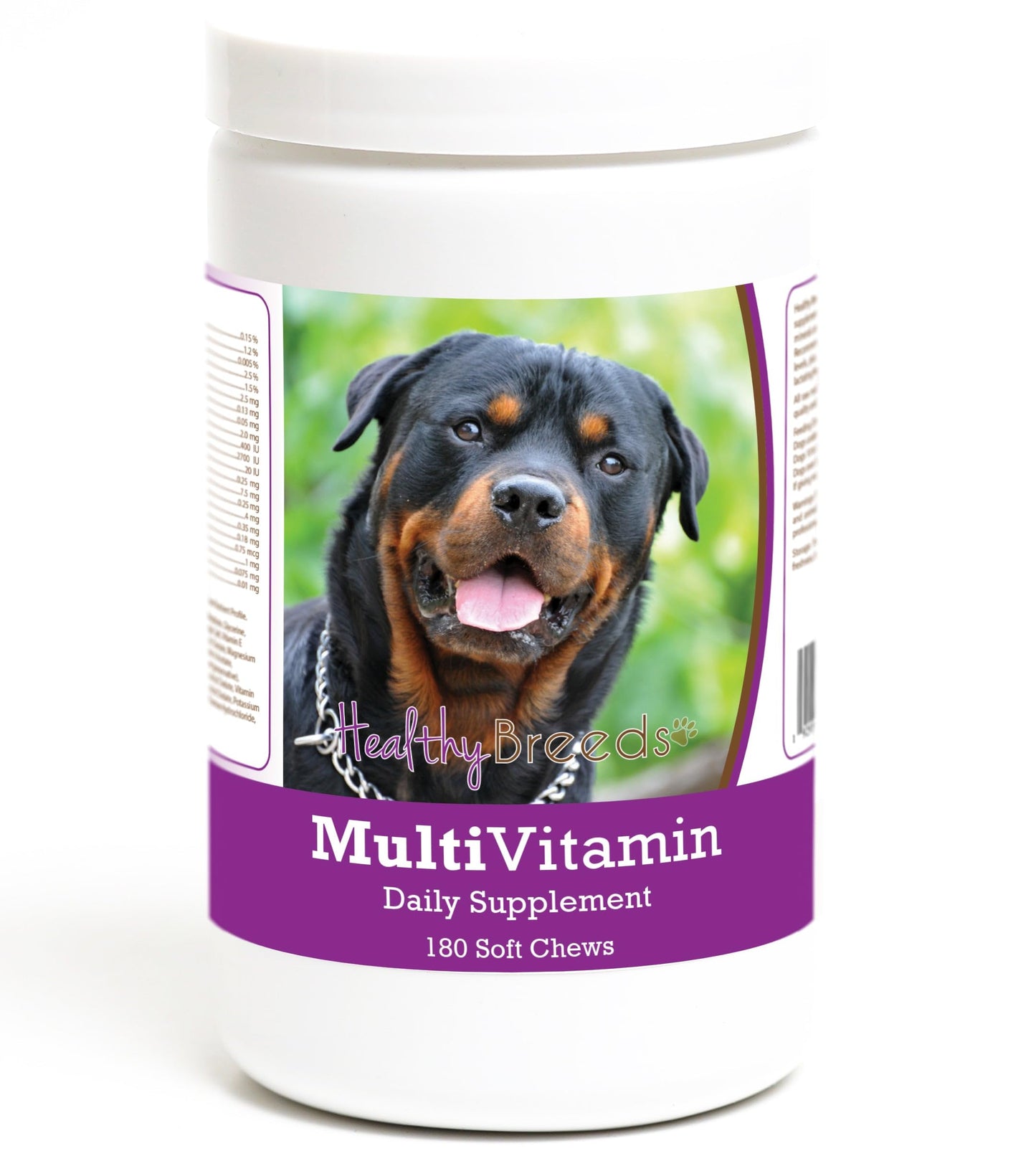 Healthy Breeds Rottweiler Multivitamin Soft Chew for Dogs 180 Count