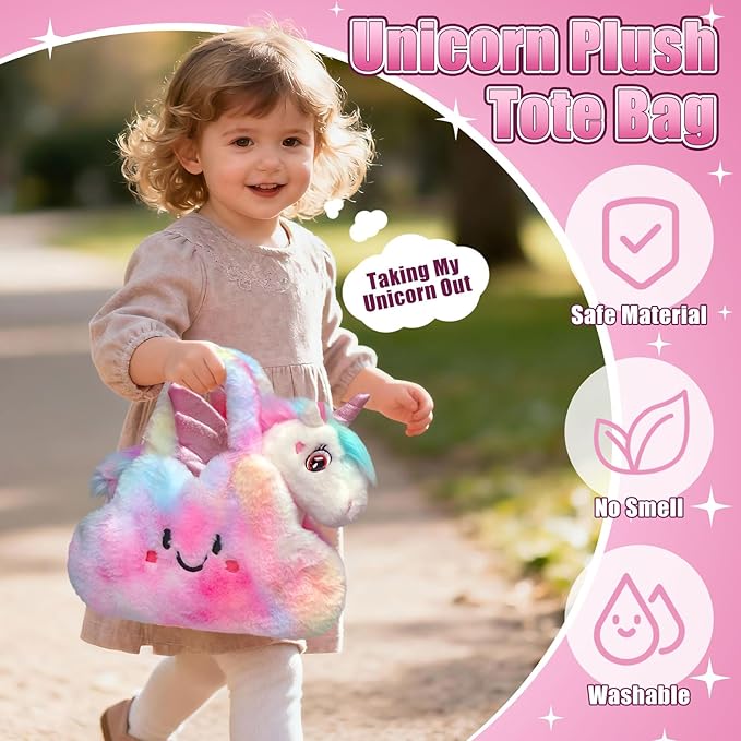 Walking Talking Remote Control Unicorn Toy for Girl Age 4-6, Electronic Interactive Plush Unicorn with Leash & Costume, Pretend Play Pet Care Toy Birthday Gift for Toddler Kid Girl Age 3 4 5 6 7