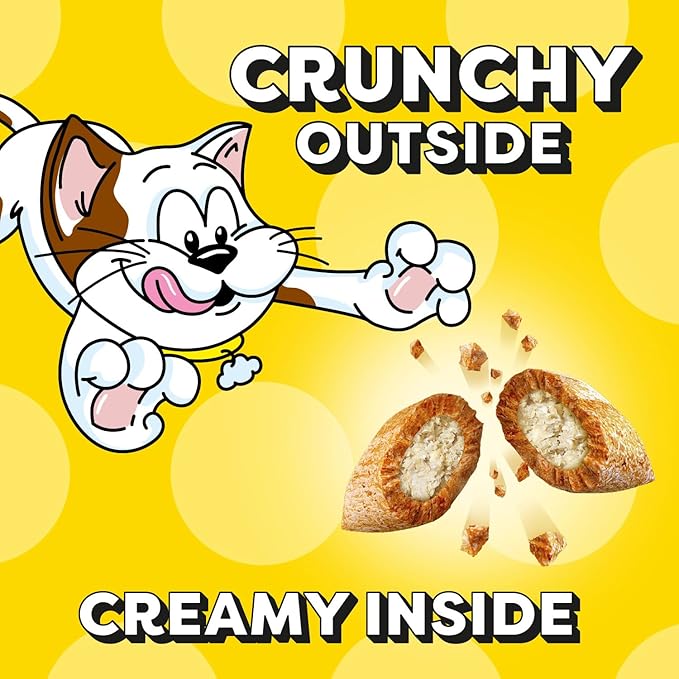 Temptations Classic Crunchy and Soft Cat Treats Feline Favorites Variety Pack, 3 oz. Pouches (Pack of 4)
