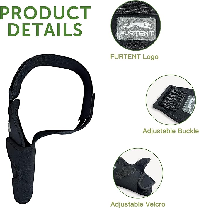 Dog Elbow Brace for Pets Elbow Dysplasia, Shoulder Dislocation - Offers Elbow Support, Dog Recovery Suit Taper Collar Alternative, Helps Wound Healing, Prevents Licking and Biting, M