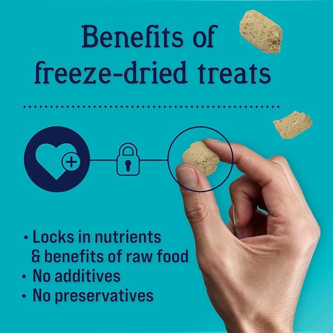 Stewart Freeze Dried Dog Treats, Chicken & Vegetable, Immunity Treats, Vitamin E, Grain Free, 8 Ounce Resealable Pouch, Made in USA