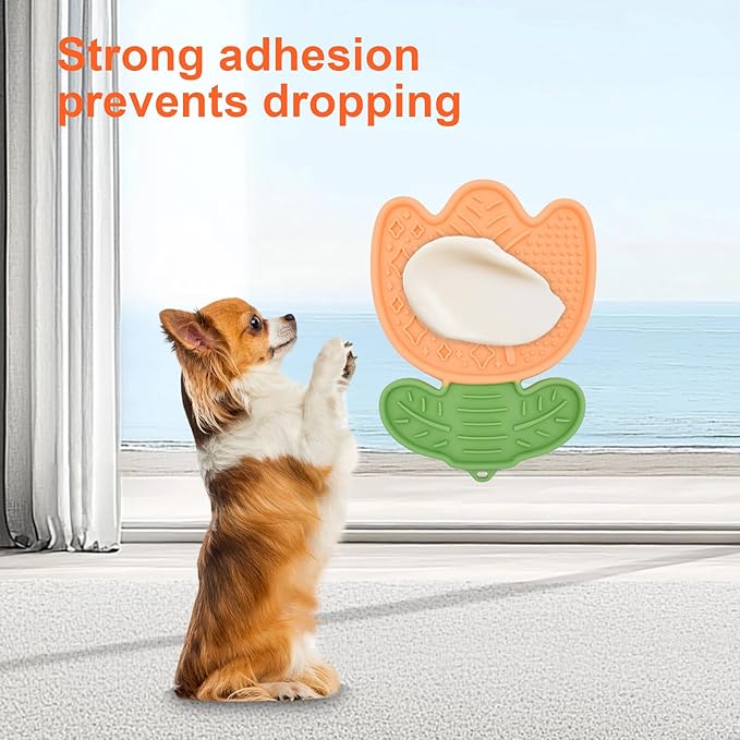 Tulip Silicone Dog Licking Mat – Premium Slow Feeder & Calming Enrichment