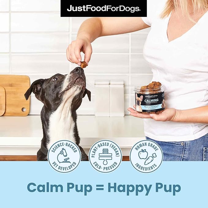 Just Food for Dogs Hip and Joint Supplement for Dogs, Human Grade Glucosamine Chondroitin Dog Supplements, Multivitamin Soft Chews, Omega 3 Oil, Superfood Blend, Plant Based Dog Vitamins - 45 Count 3