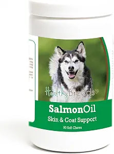 Healthy Breeds Alaskan Malamute Salmon Oil Soft Chews 90 Count