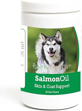 Healthy Breeds Alaskan Malamute Salmon Oil Soft Chews 90 Count