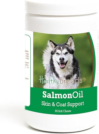 Healthy Breeds Alaskan Malamute Salmon Oil Soft Chews 90 Count