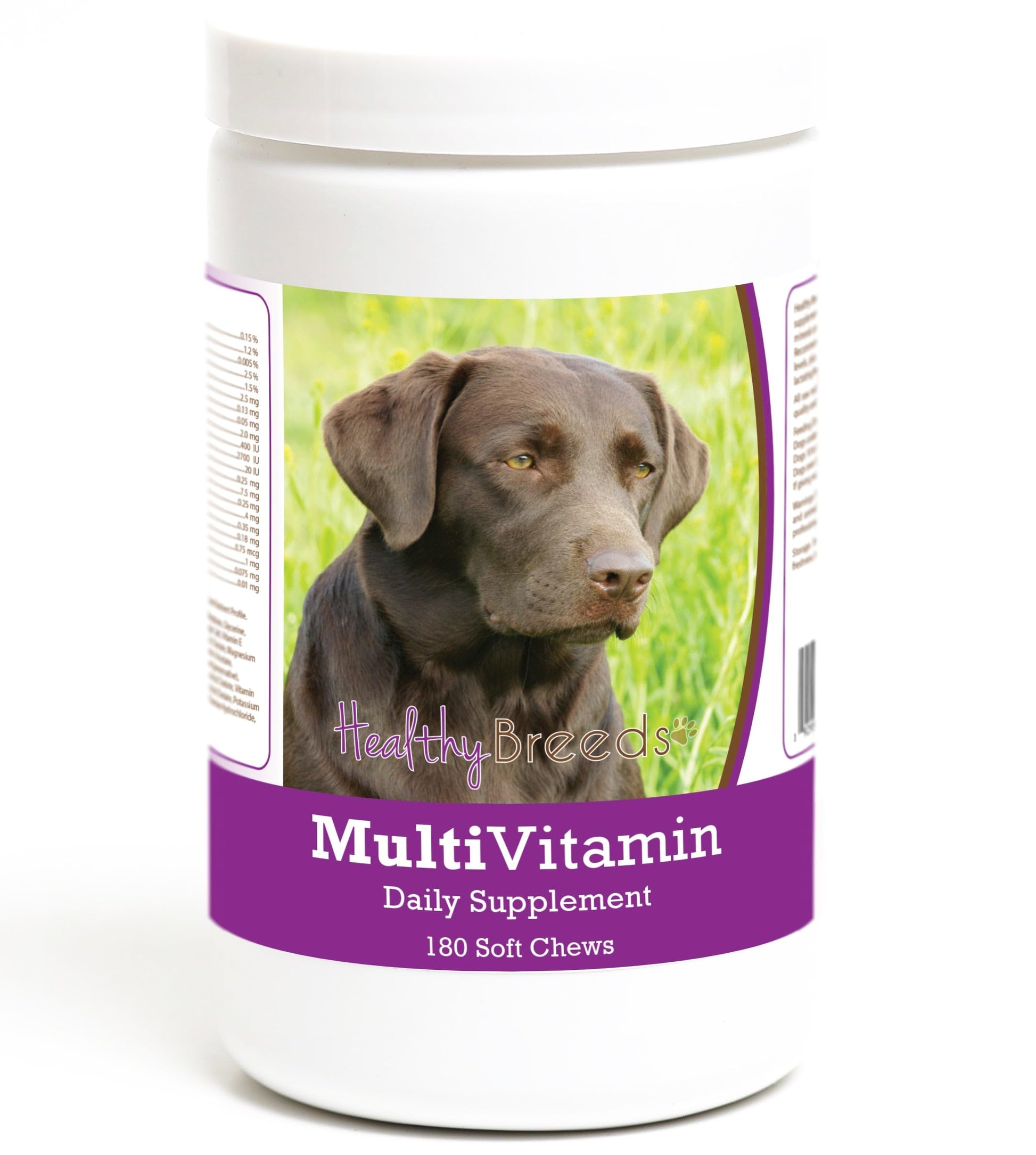 Healthy Breeds Labrador Retriever Multivitamin Soft Chew for Dogs 180 Count