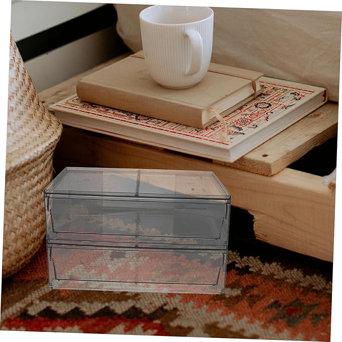 Desk Organizer Set Acrylic Drawer Storage Box for Makeup Office Supplies