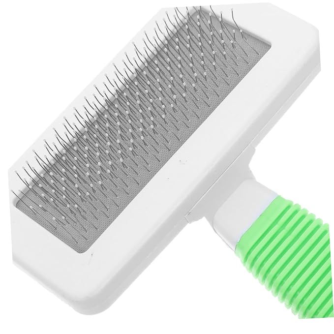 ERINGOGO 1 Set Comfortable Detangling Pet Brush for and Cats Ergonomic Grooming Comb with Non Slip Handle Dematting Tool for Tangle Fur Care for Shedding Control and Grooming Sessions