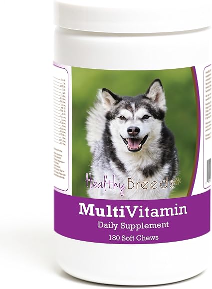Healthy Breeds Alaskan Malamute Multivitamin Soft Chew for Dogs 180 Count