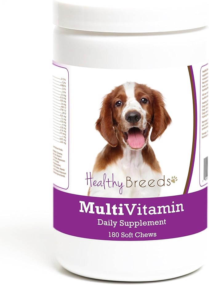 Healthy Breeds Welsh Springer Spaniel Multivitamin Soft Chew for Dogs 180 Count