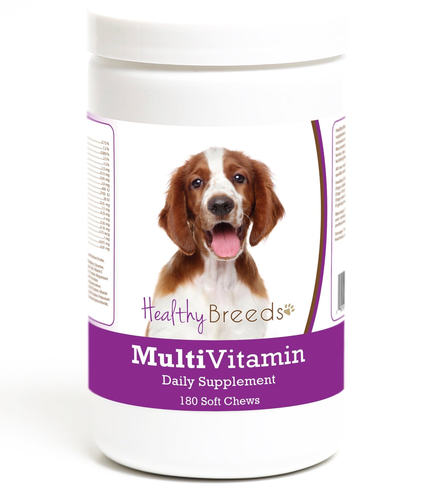 Healthy Breeds Welsh Springer Spaniel Multivitamin Soft Chew for Dogs 180 Count