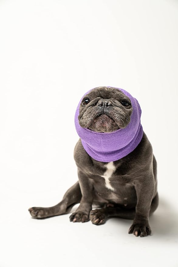 Pet Hoodz for Dogs-Anxiety, Grooming, Ear Muffs, Dog Ear Protection, Calming, Ear Compression, Pet Hoodie, Dog Hoodie (Large, Lavender)