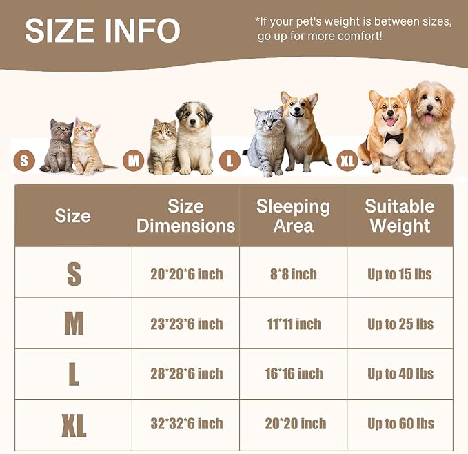 ShinHye Dog Bed for Small Dogs & Cats, Washable Calming Round Pet Bed with Non-Slip Bottom, Soft Indoor Puppy Bed(ZJ-Grey-32x32)