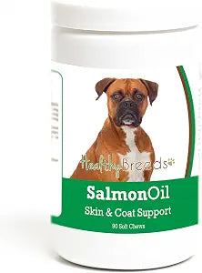 Healthy Breeds Boxer Salmon Oil Soft Chews 90 Count