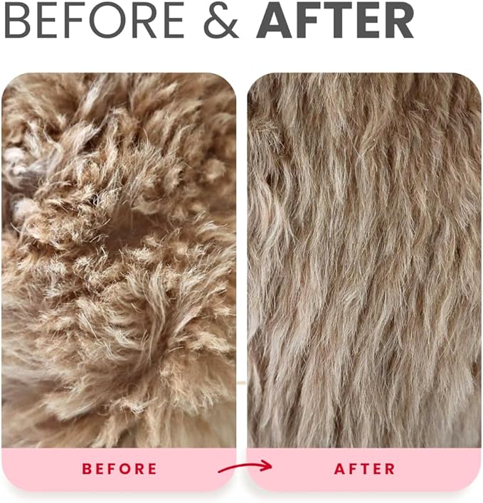 Lillian Ruff Leave-In Dog Conditioner & Detangler Spray - pH Balanced After-Bath No Rinse Hydrating Dog Conditioning Spray - Silky Shine Spray For Dry Skin Itch Relief, Detangling & Dematting (Gallon)