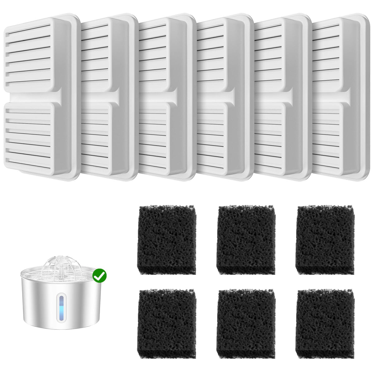 Replacement Filter for BalimoPet Cat Water Fountain - 6 - Image 1