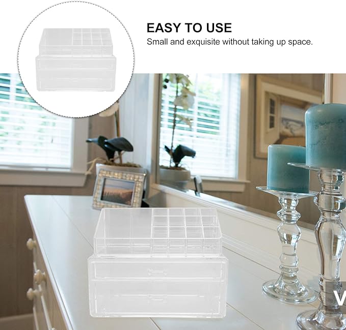 Cosmetics Storage Case Makeup Storage Organizer Desktop Box Acrylic Box for Makeup