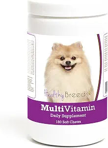 Healthy Breeds Pomeranian Multivitamin Soft Chew for Dogs 180 Count