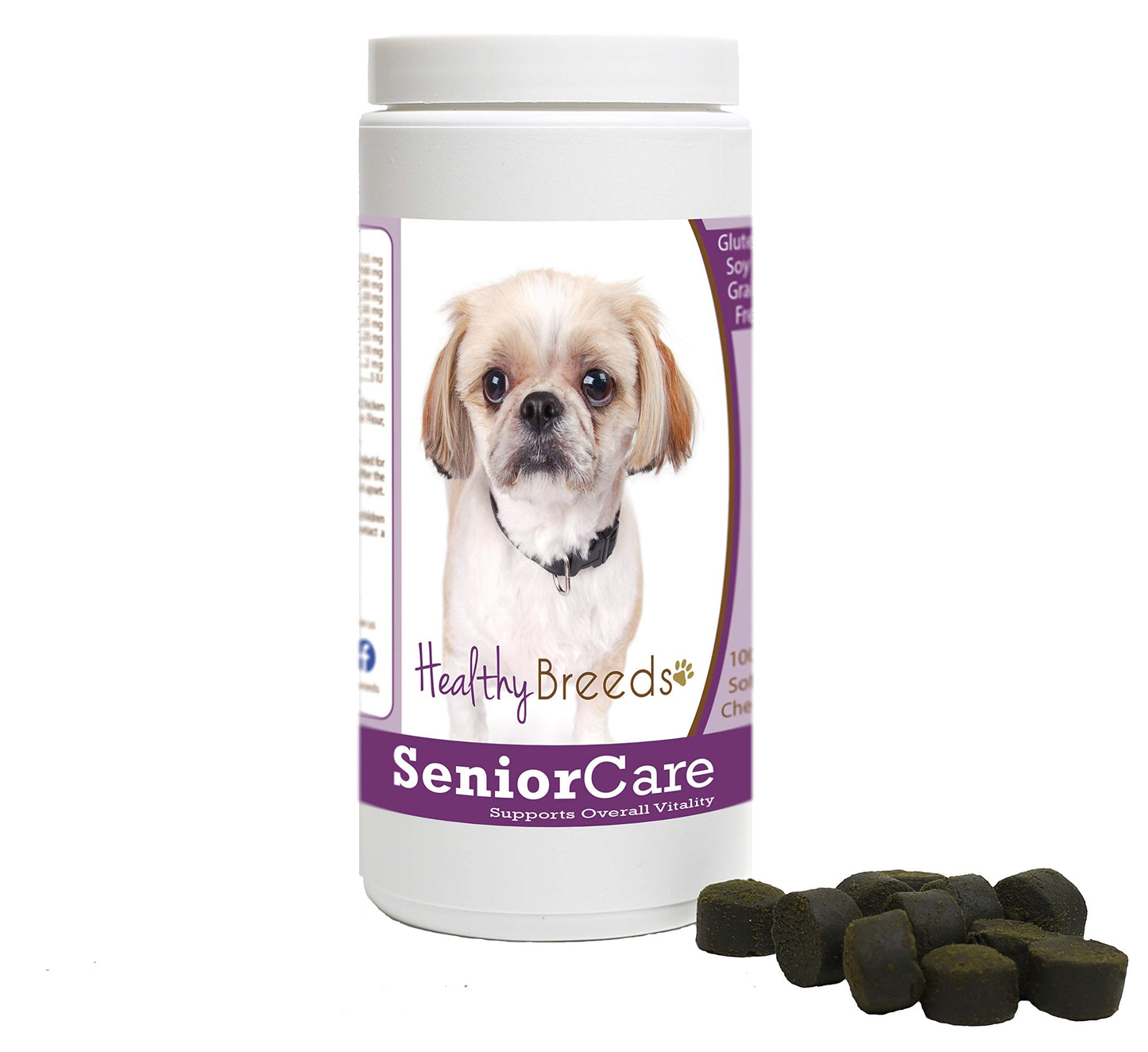 Healthy Breeds Peekapoo Senior Dog Care Soft Chews 100 Count