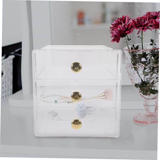Veemoon Organizer Box Storage Bin for Bathroom Cosmetics Jewelry Office Supplies