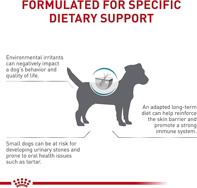 Royal Canin Veterinary Diet Small Skintopic Dry Dog Food, 8.8 lb Bag
