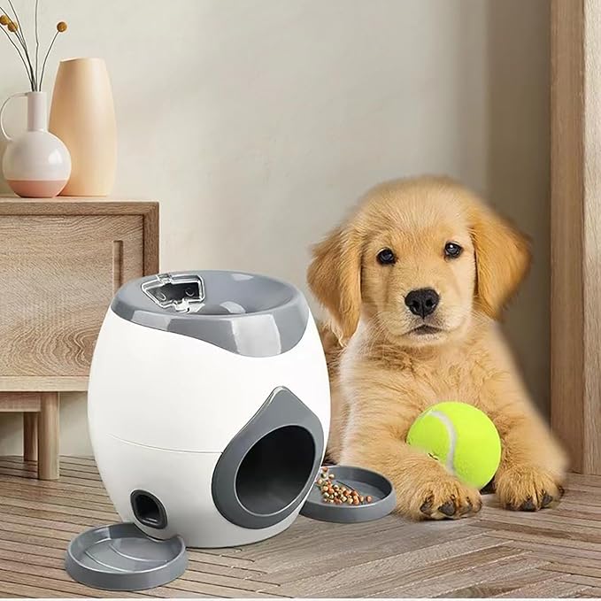 Dog Pitching Automatic Dispenser -400ml Large Capacity Automatic pet Puzzle Feeder, Dog Interactive Intelligence Training toy11