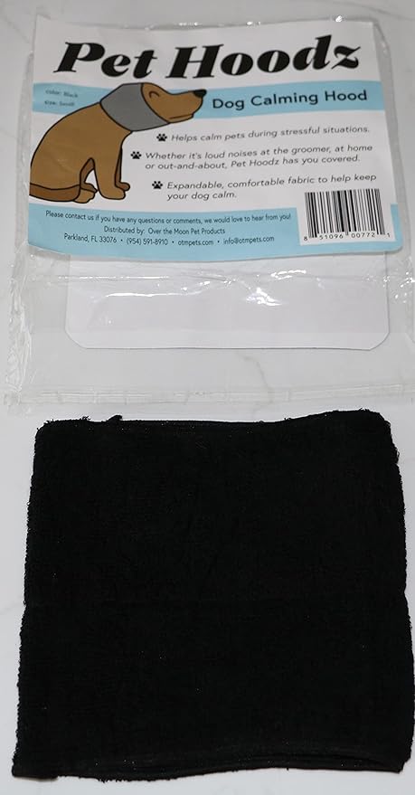 Pet Hoodz PHLBLA Pet Hoodies, Black - Large