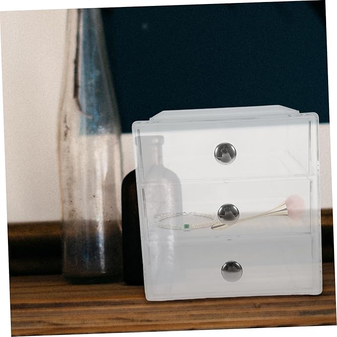 Organizer Multi-use Storage Box for Makeup Jewelry Hair Accessories Elegant Desktop Sundry Holder for Use