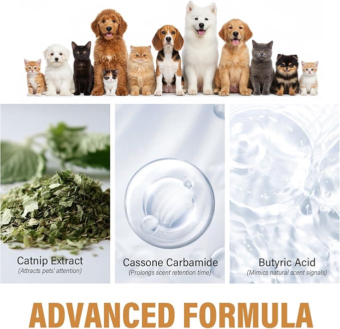 Potty Training Spray for Dogs, Advanced Dog Spray for Indoor Housebreaking, Dog Pee Spray with Pheromone Attractant, Effective Potty Training Aid for Puppies & Adult Canines, 120ml