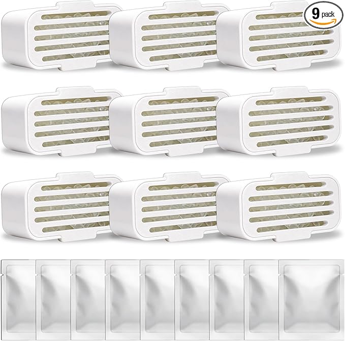 9 Pcs Deodorizer Compatible with PetSafe ScoopFree SmartSpin Self-Cleaning Cat Litter Box & HHOLOVE Self-Cleaning Cat Litter Box, Natural Essential Oils, Cat Friendly, Odor Control