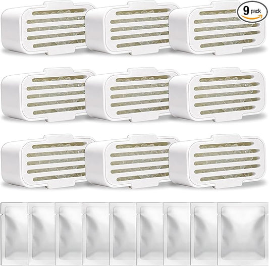 9 Pcs Deodorizer Compatible with PetSafe ScoopFree SmartSpin Self-Cleaning Cat Litter Box & HHOLOVE Self-Cleaning Cat Litter Box, Natural Essential Oils, Cat Friendly, Odor Control