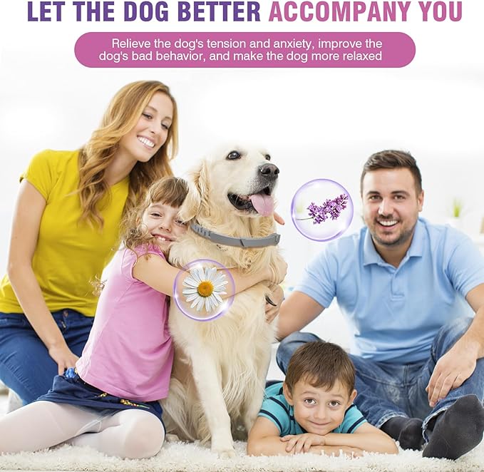 Calming Collar Adjustable for All Small Medium and Large Dog