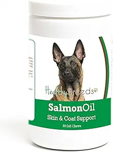 Healthy Breeds Belgian Malinois Salmon Oil Soft Chews 90 Count