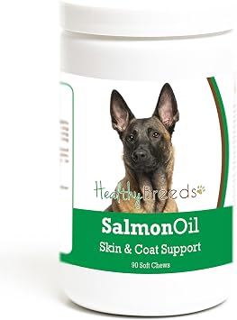 Healthy Breeds Belgian Malinois Salmon Oil Soft Chews 90 Count