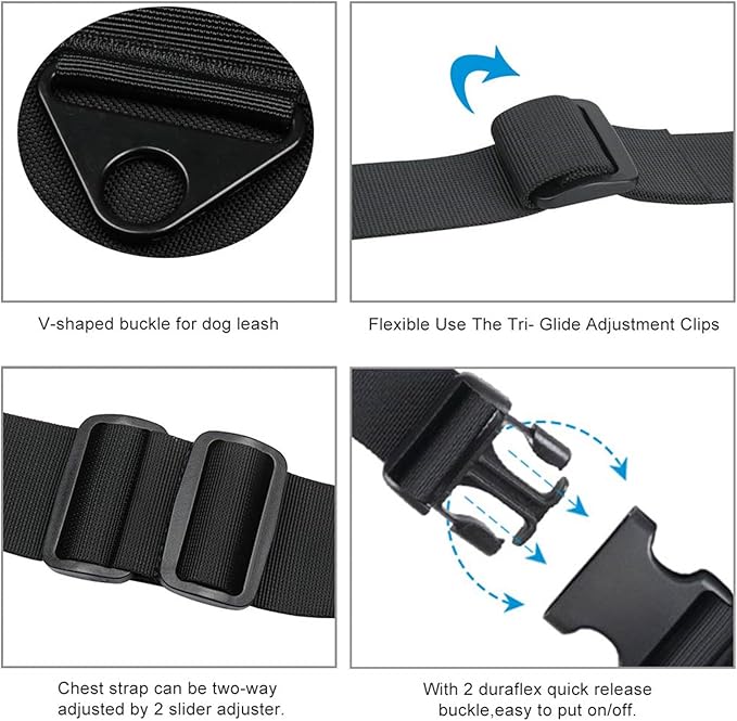 EXCELLENT ELITE SPANKER Tactical Dog Vest Training Military Patrol Service Dog Harness Easy Control Adjustable No-Pull Nylon Pet Harness with Handle for Small Medium Large Dogs(BLK-XS)