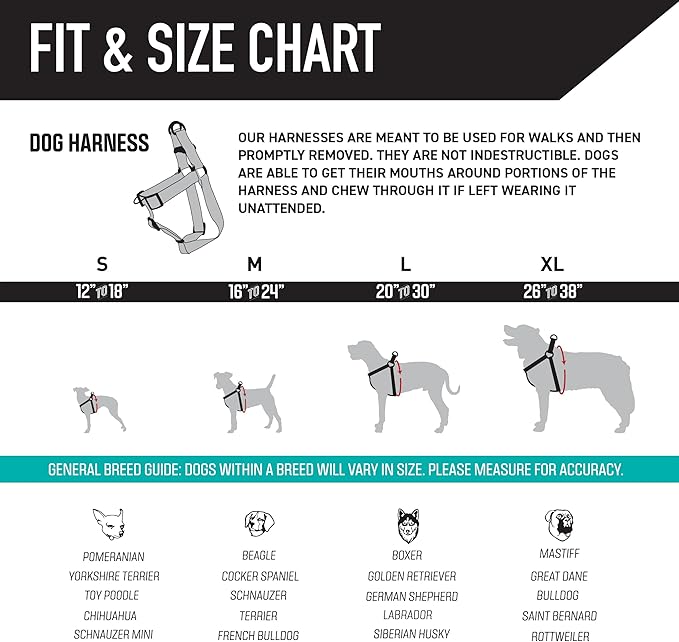 Wolfgang Heavy Duty Adjustable Dog Harness, Pull-Tested to Over 800 lbs for Walking & Training, WesternSky Print, Large