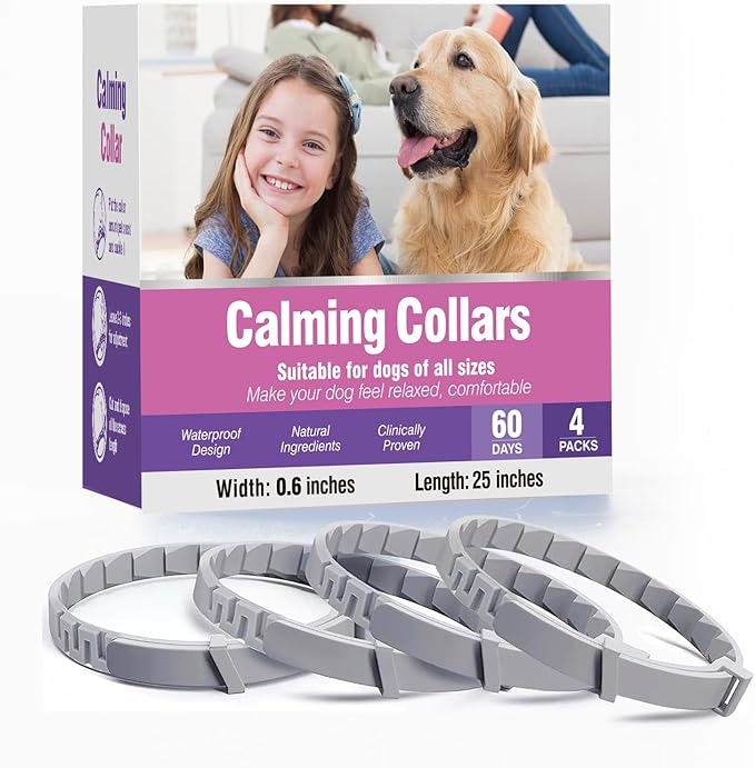 Calming Collar Adjustable for All Small Medium and Large Dog